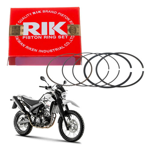 Jogo de Anéis do Pistão RIK Yamaha Xt 660r 2005 a 2018 0,25 mm