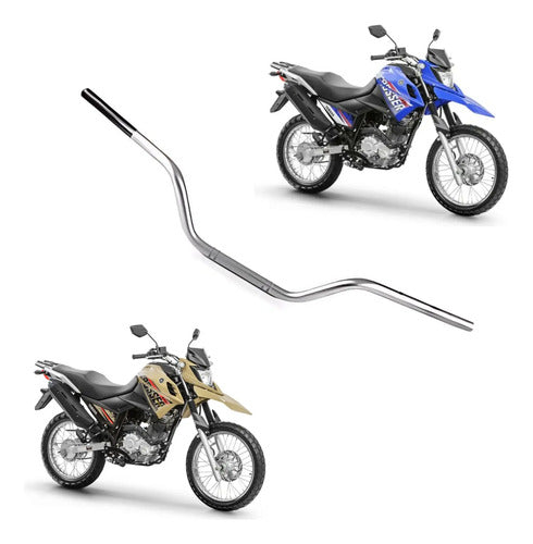 Guidão Yamaha Crosser 150 2015 a 2018 Prata
