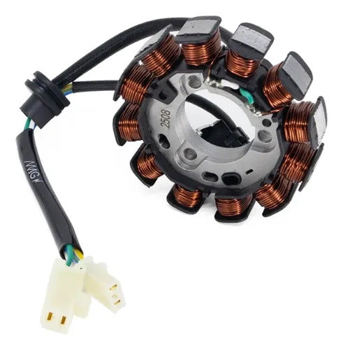 Magneto Estator com Bobina de Pulso Magnetron Honda Cg 150 160 Titan Fan