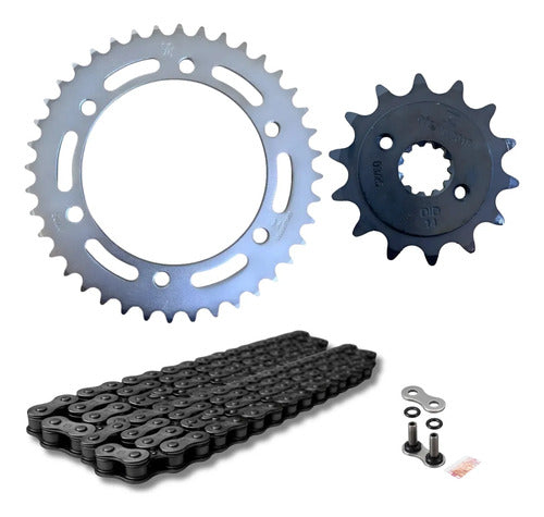 Kit Relação DID Street com Retentor Honda Tornado Sahara 300 520V 108L 39/14T