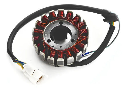 Magneto Estator com Bobina de Pulso Magnetron Honda Cbx 250 Twister 2001 em diante
