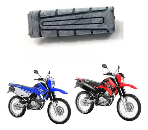 Borracha da Pedaleira Traseira Esquerda Yamaha Crypton 115 Factor Xtz 125 Lander Ténéré 250