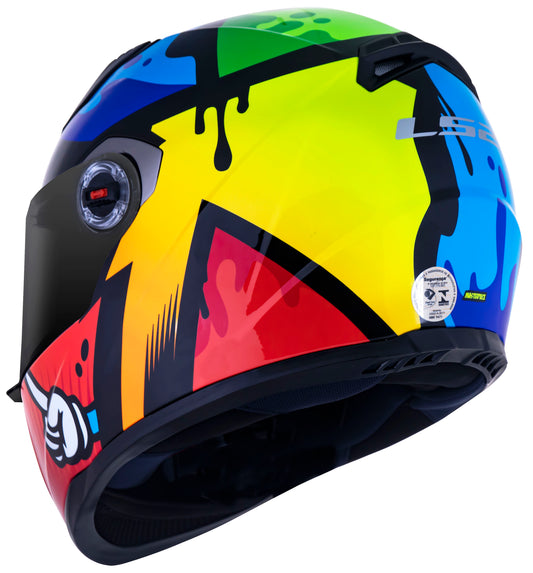 Capacete Ls2 Ff358 Classic Masterpiece Amarelo
