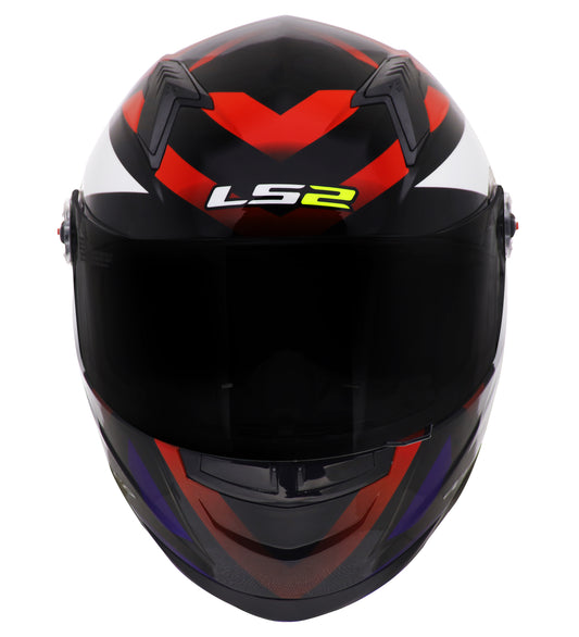 Capacete Ls2 Ff358 Classic Starwar Branco Vermelho