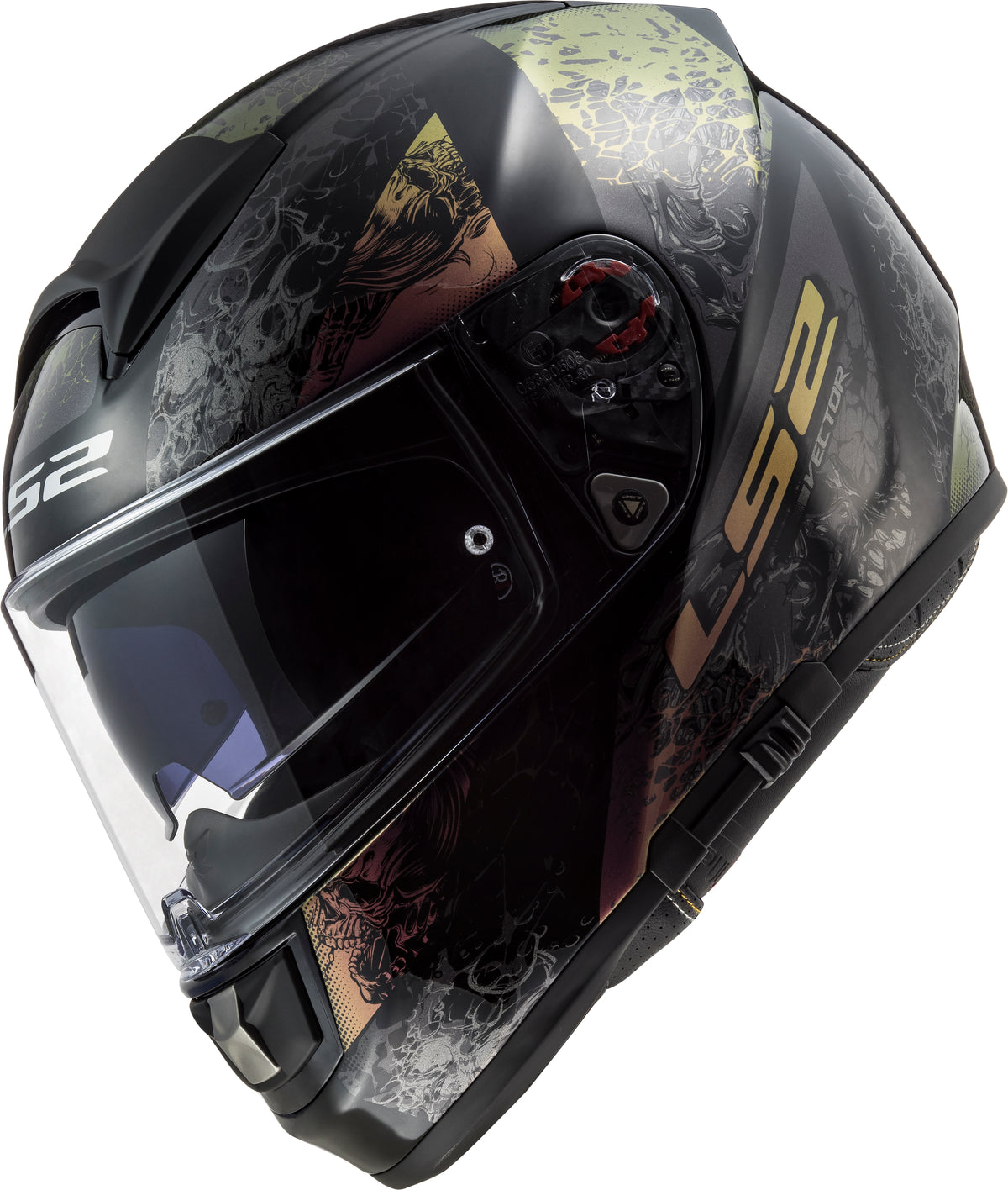 Capacete Ls2 Vector ff397 Swipe Rainbow