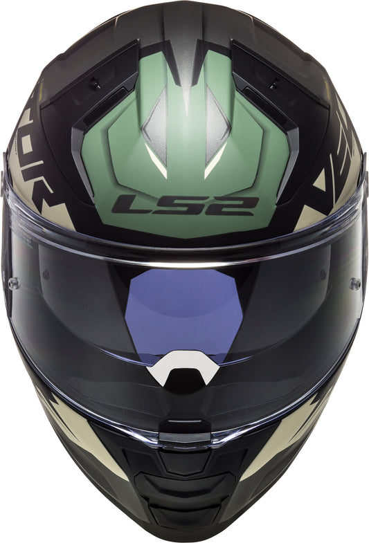 Capacete Ls2 Vector II Absolut Matte Preto Prata