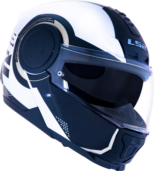 Capacete Ls2 Scope ff902 Arch Branco Titânio