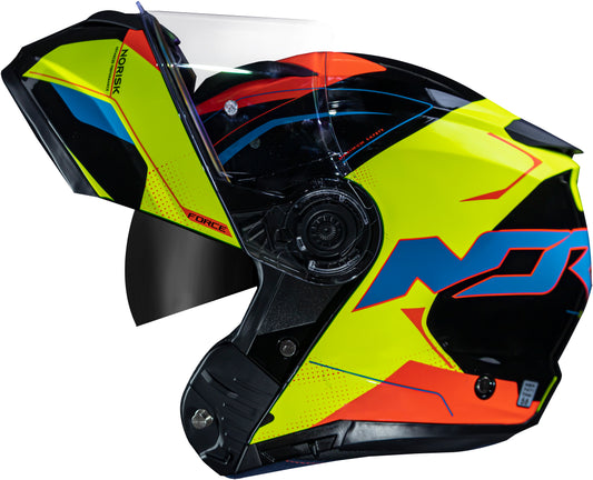 Capacete Norisk Force Quantum Preto Amarelo