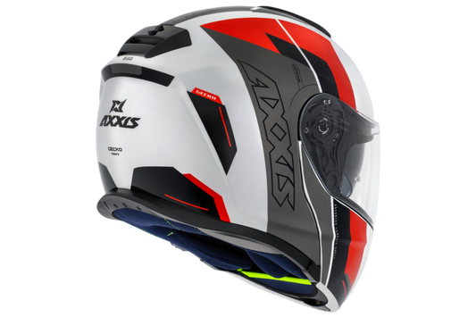Capacete Axxis Gecko Sv Foxy B5 Vermelho Brilho