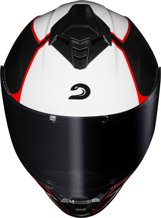 Capacete Race Tech Hit Plus Preto Branco
