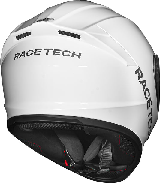 Capacete Race Tech Hit Monocolor Branco