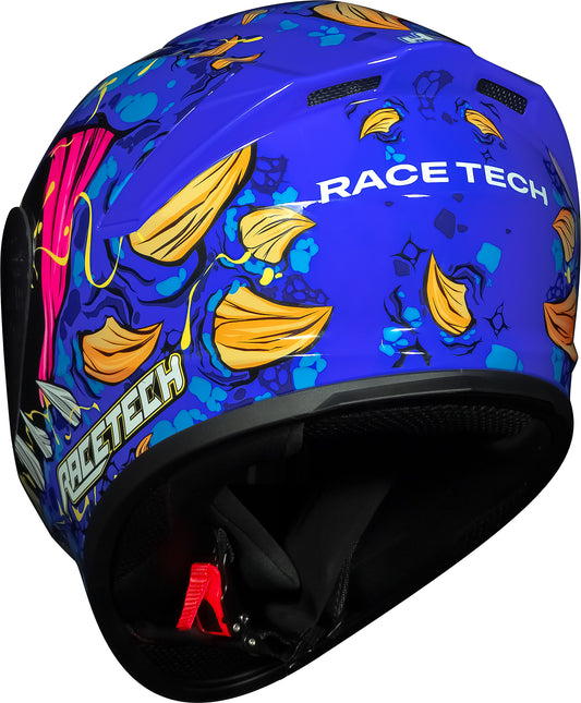 Capacete Race Tech Hit Lizard Azul