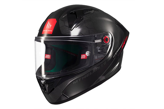 Capacete Mt Helmets Kre+S Fim Solid A11 Carbono Brilho