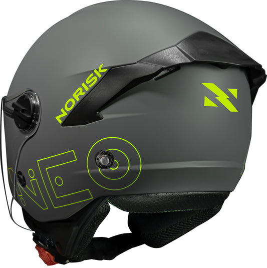 Capacete Norisk Neo Monocolor Matte Cinza
