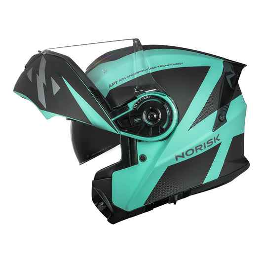 Capacete Norisk Motion Defender Matt TIt Azul