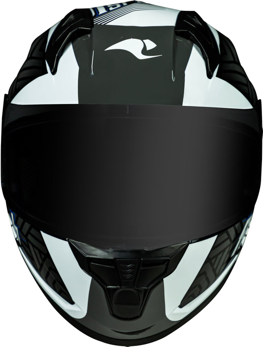 Capacete Race Tech Sector Voltkon Preto Branco