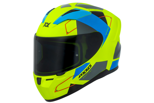 Capacete Axxis Segment Switch E13 Amarelo Flourescente Brilho