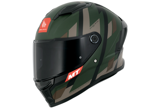 Capacete Mt Helmets Stinger 2 Register D16 Verde Matte