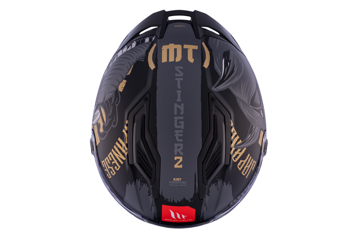 Capacete Mt Helmets Stinger 2 Krt B9 Preto Matte
