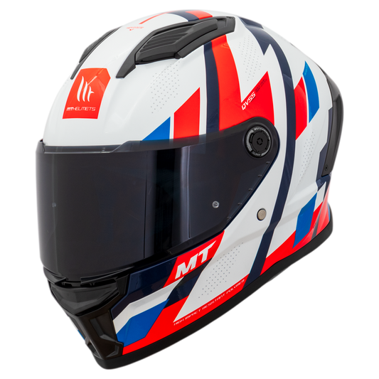 Capacete Mt Helmets Stinger 2 Register D7 Azul Brilho