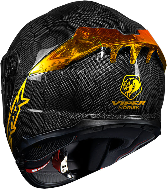 Capacete Norisk Viper Dourado