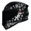 Capacete ASX City Fun Brilho Preto/Branco