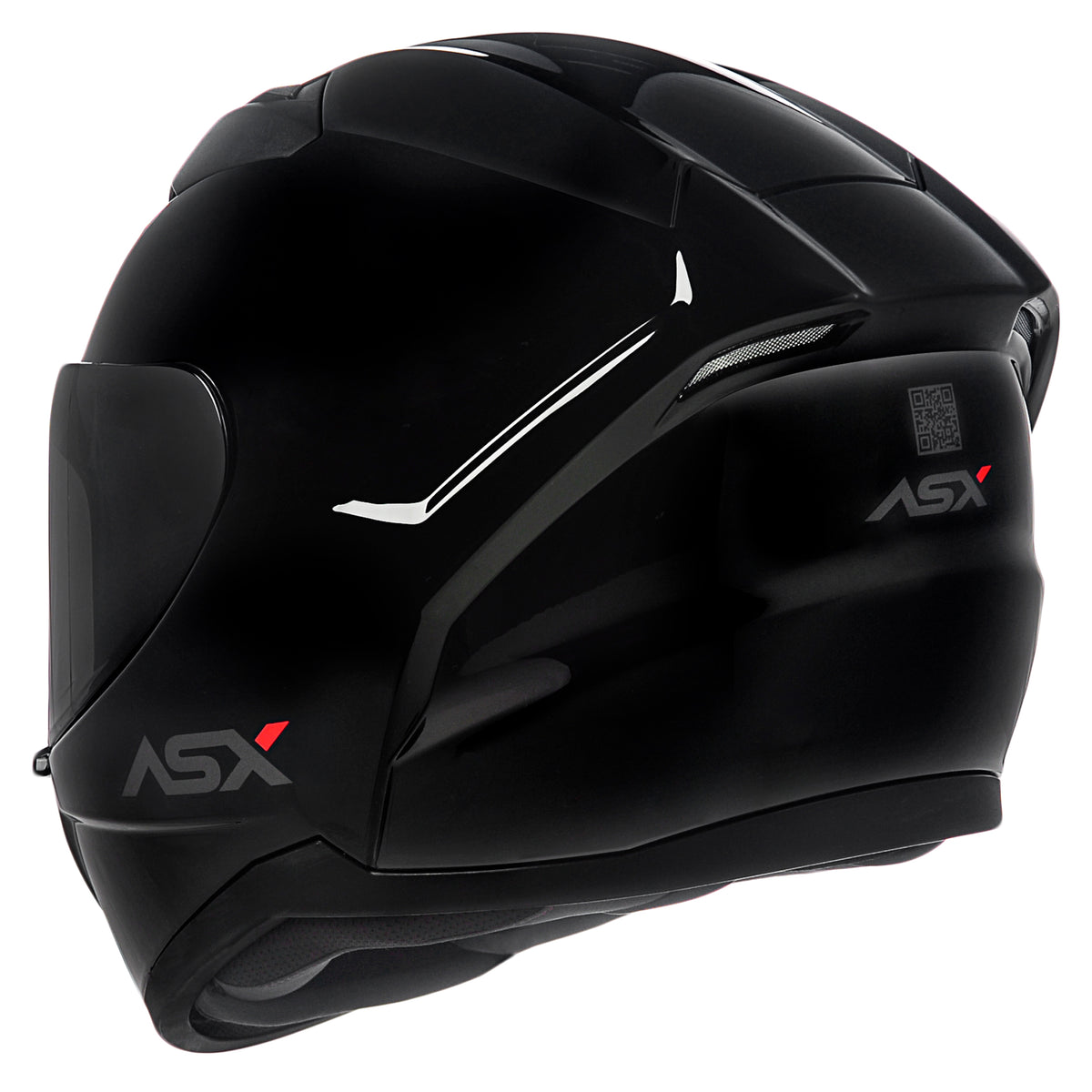 Capacete ASX City Solid Brilho Preto Grafite