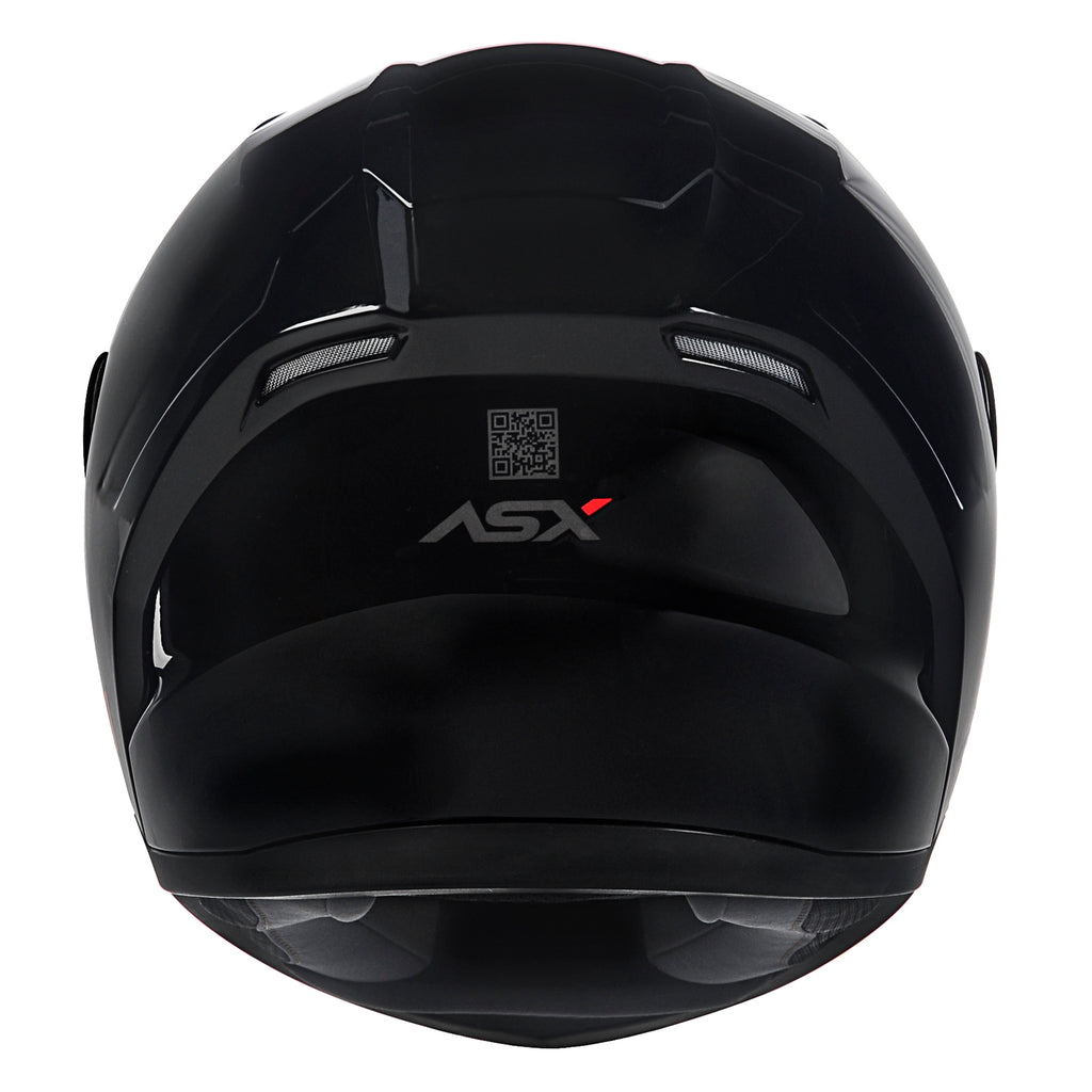 Capacete ASX City Solid Brilho Preto Grafite