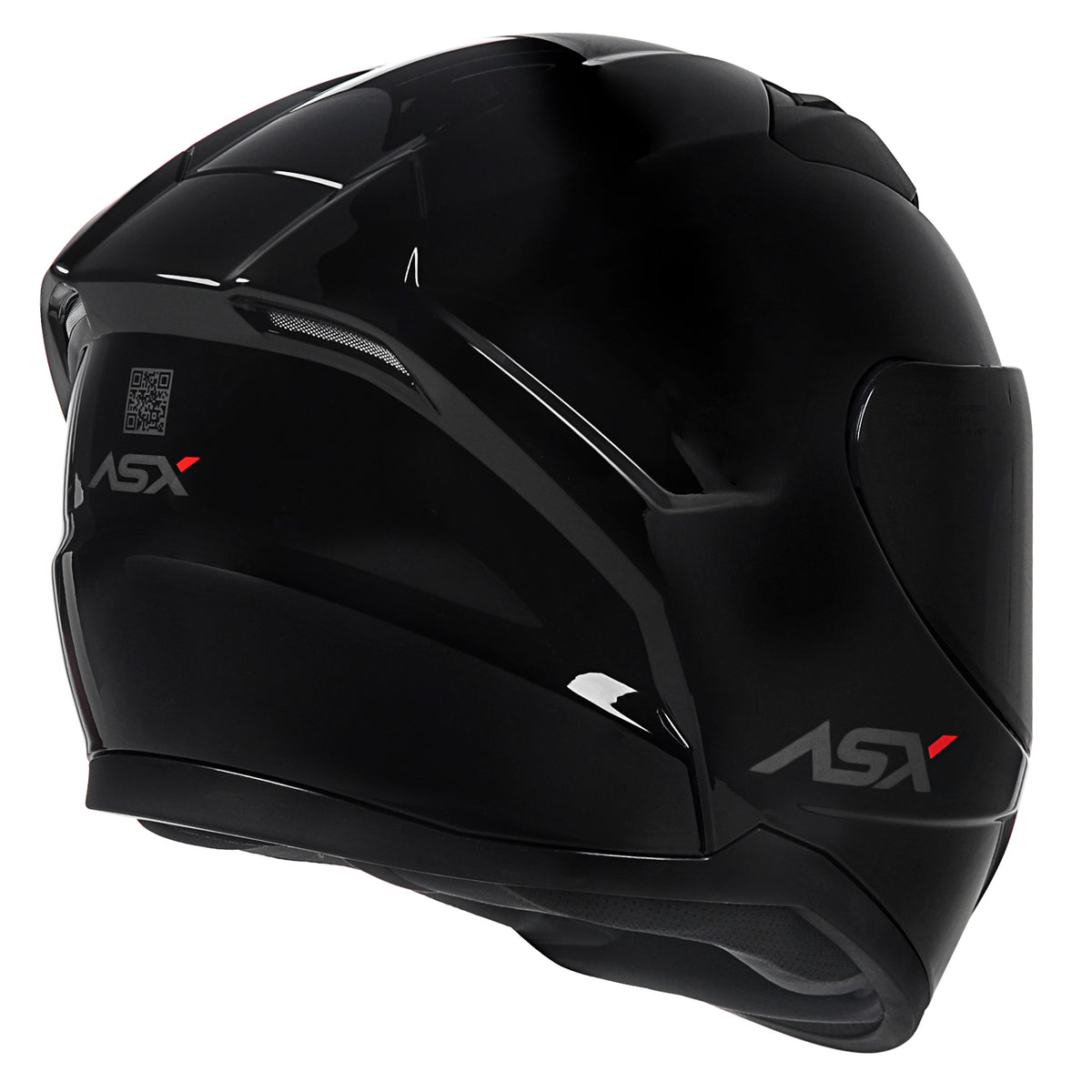 Capacete ASX City Solid Brilho Preto Grafite