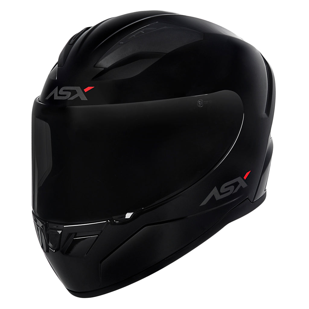 Capacete ASX City Solid Brilho Preto Grafite