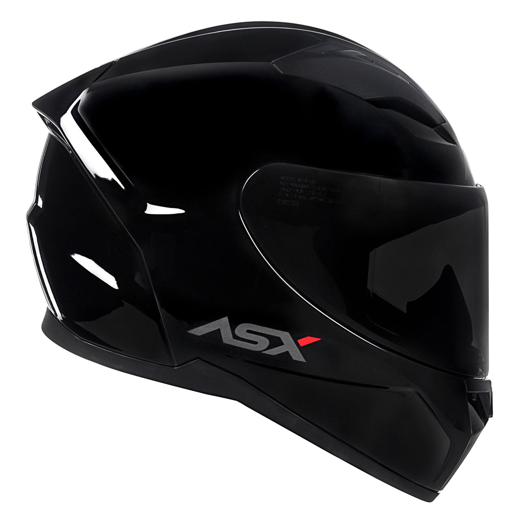 Capacete ASX City Solid Brilho Preto Grafite