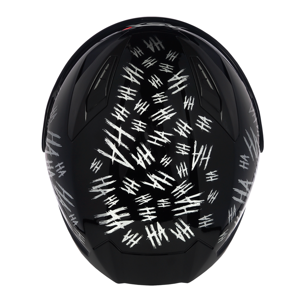 Capacete ASX City Fun Brilho Preto/Branco