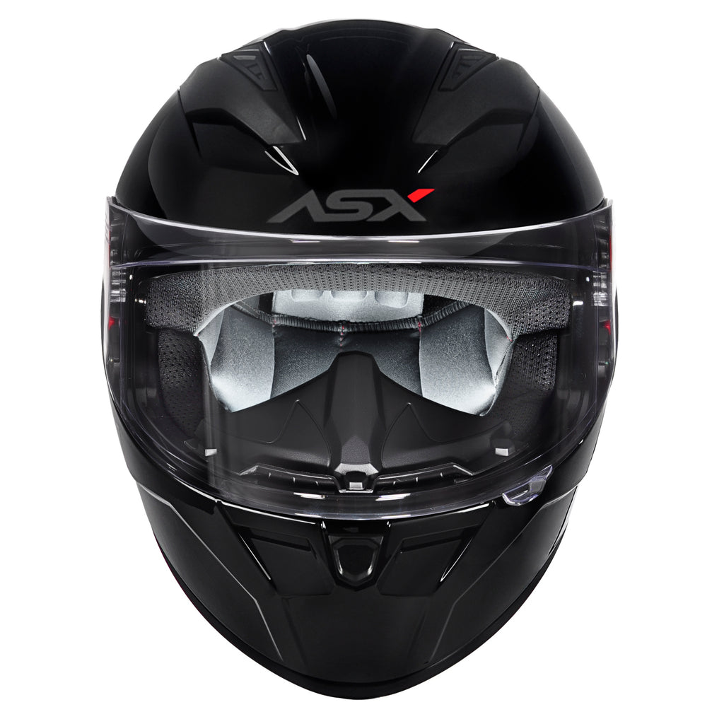 Capacete ASX City Solid Brilho Preto Grafite