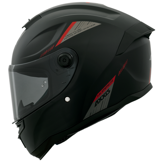 Capacete Axxis Hummer Solid A1 Preto Matte