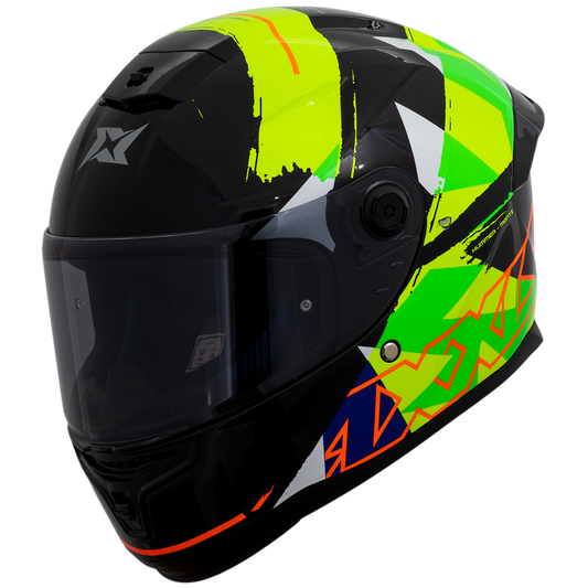 Capacete Axxis Hummer Monti B13 Amarelo Flourescente Brilho