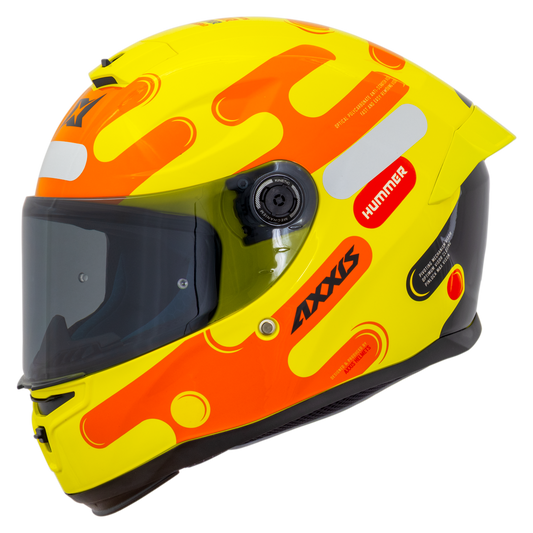 Capacete Axxis Hummer Liquer C3 Amarelo Brilho