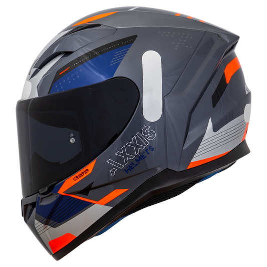 Capacete Axxis Segment Creeper C2 Cinza Brilho