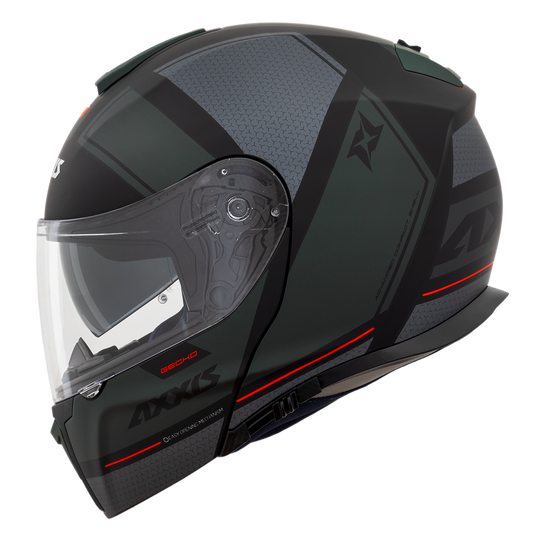 Capacete Axxis  Gecko Sv Bobs A6 Verde Matte