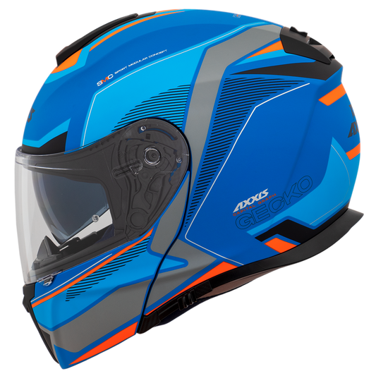 Capacete Axxis  Gecko Sv Capital C7 Azul Matte