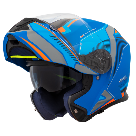 Capacete Axxis  Gecko Sv Capital C7 Azul Matte