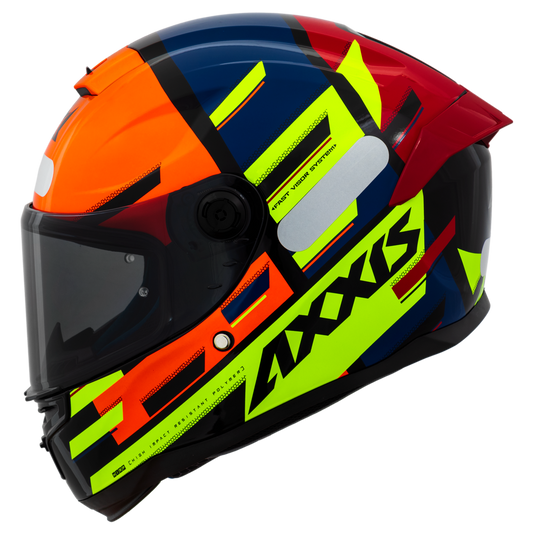 Capacete Axxis Hummer Pipe A3 Amarelo Flourescente Brilho