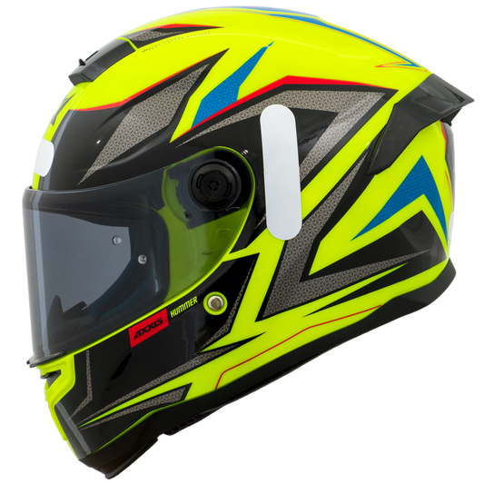Capacete Axxis Hummer Stark F1 Preto Brilho