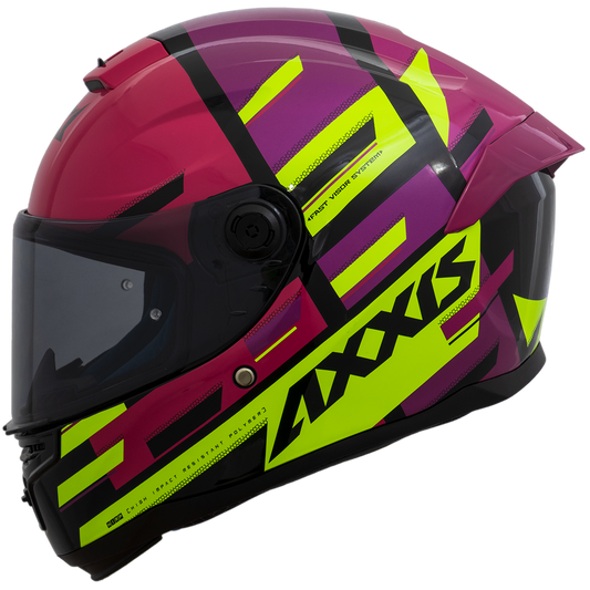 Capacete Axxis Hummer Pipe A8 Rosa Brilho