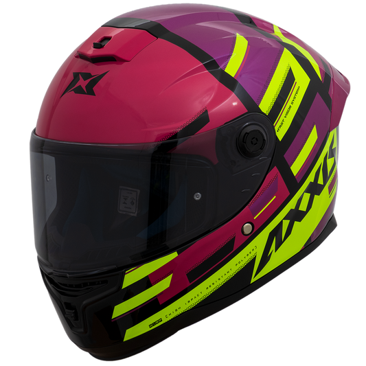 Capacete Axxis Hummer Pipe A8 Rosa Brilho