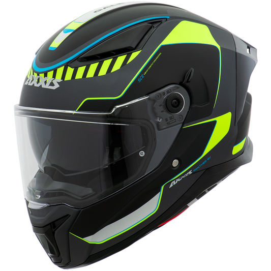 Capacete Axxis Panther Sv Gale B3 Amarelo Flourescente Matte