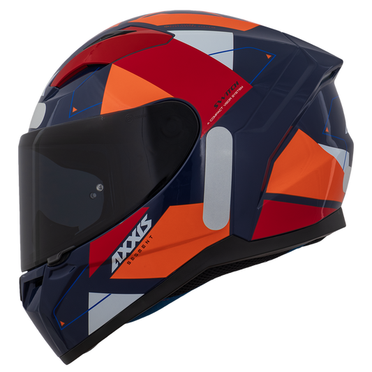 Capacete Axxis Segment Switch D4 Laranja Brilho