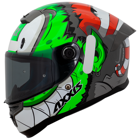 Capacete Axxis Hummer Melkor D6 Verde Brilho