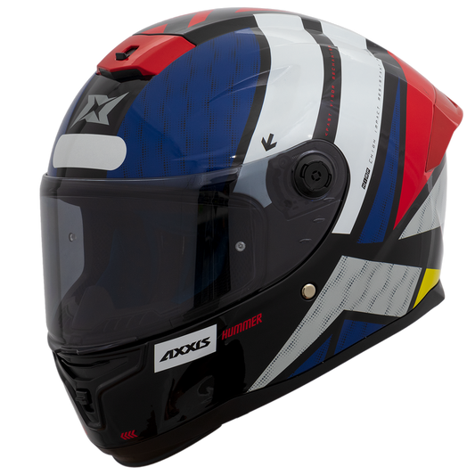 Capacete Axxis Hummer Flex E0 Branco Brilho