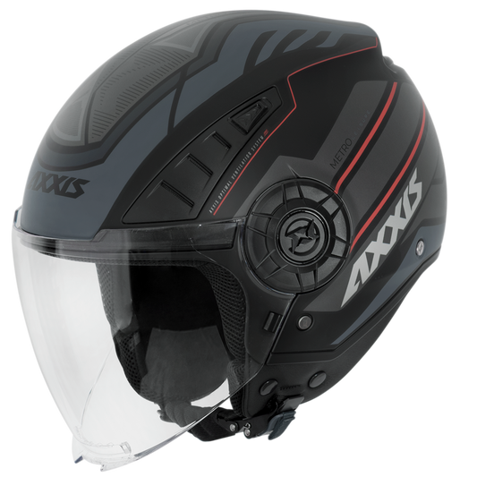 Capacete Axxis Metro Leisure B25 Vermelho matte