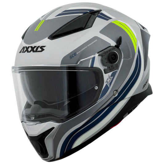 Capacete Axxis Panther Sv Tribute C2 Cinza Matte